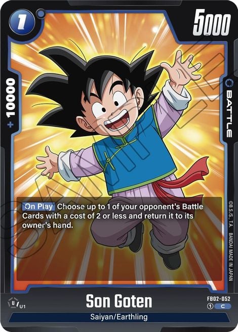 Son Goten FB02-052 [ Inglese / Giapponese ]