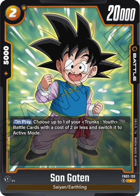 Son Goten FB02-120 [ Inglese / Giapponese ]