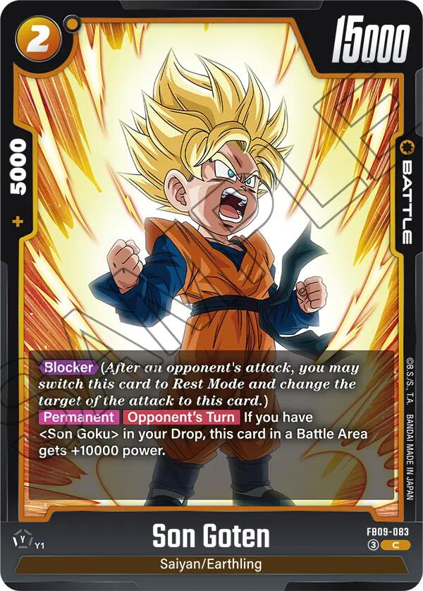 Son Goten FB09-083 [ Inglese / Giapponese ]