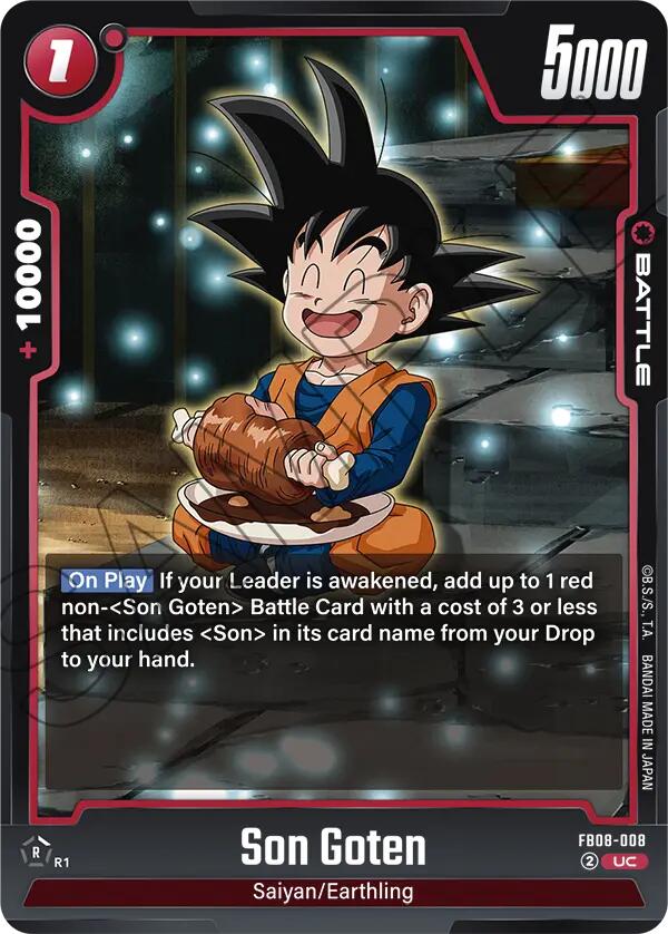 Son Goten FB08-008 [ Inglese / Giapponese ]