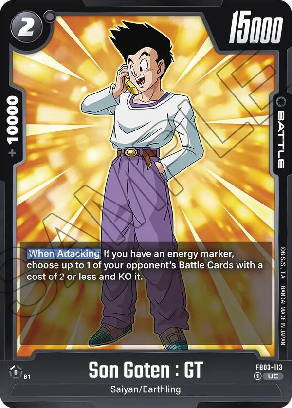 Son Goten : GT FB03-113 [ Inglese / Giapponese ]