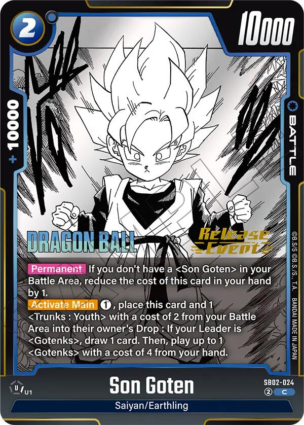 Son Goten SB02-024 [ Inglese / Giapponese ]