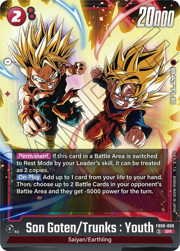 Son Goten / Trunks : Youth FB08-009 [ Inglese / Giapponese ]