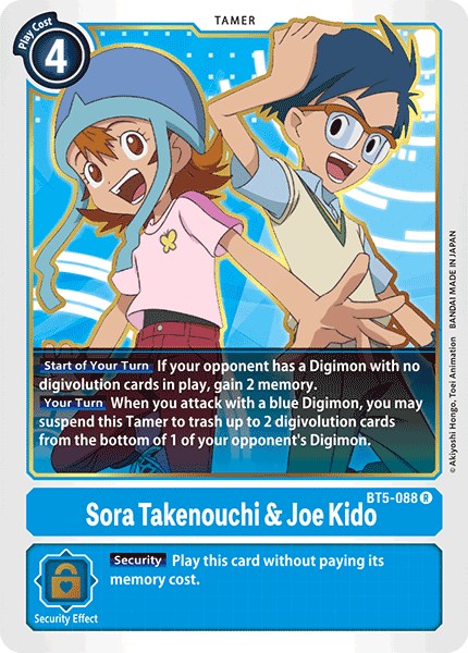 Sora Takenouchi & Joe Kido BT5-088 [ Inglese / Giapponese ]