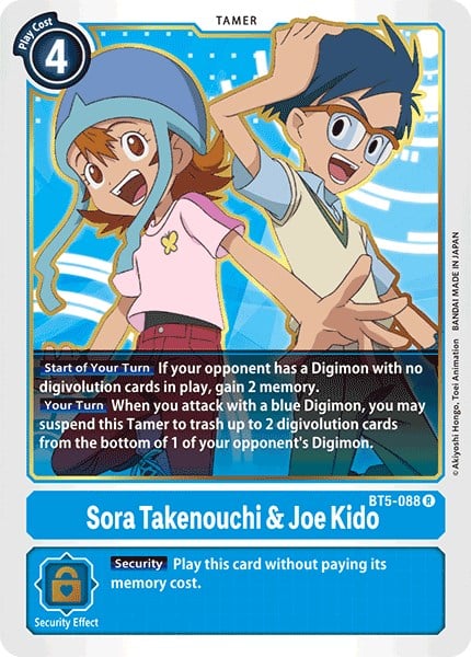 Sora Takenouchi & Joe Kido BT5-088 [ Inglese / Giapponese ]