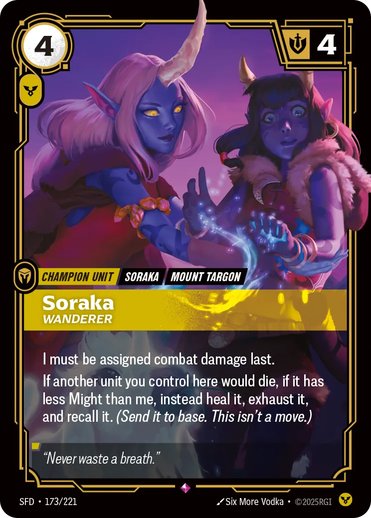 Soraka - Wanderer (RARE) [ Inglese / Cinese Semplificato ]