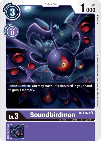 Soundbirdmon BT4-078 [ Inglese / Giapponese ]