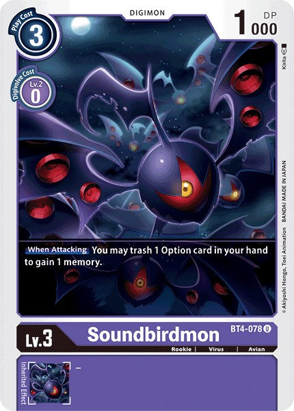 Soundbirdmon BT4-078 [ Inglese / Giapponese ]