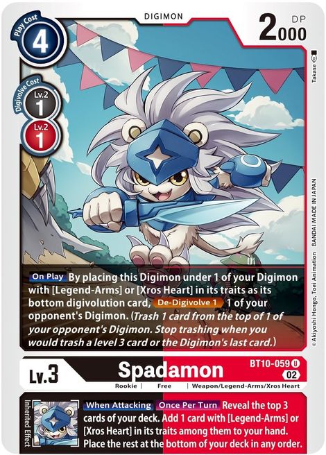 Spadamon BT10-059 [ Inglese / Giapponese ]