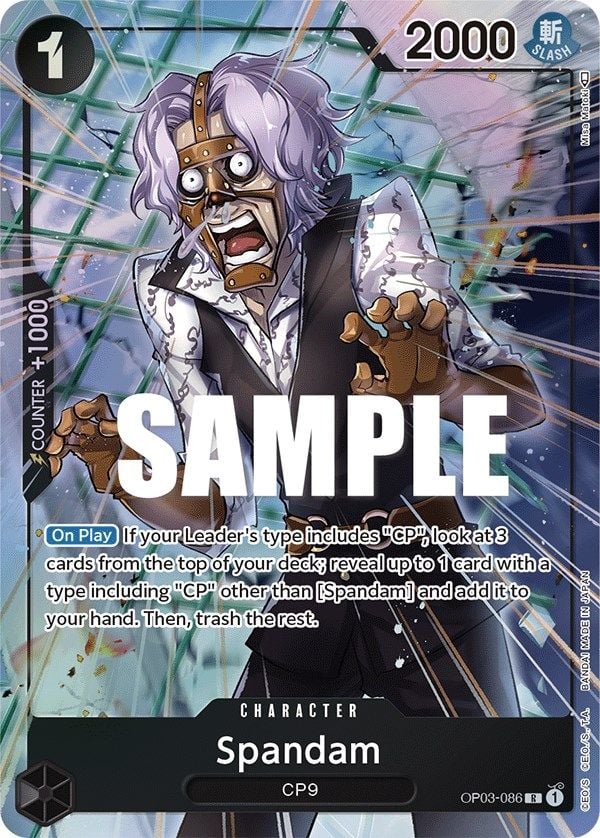 Spandam OP03-086 [ Inglese / Giapponese / Francese / Cinese Semplificato ]