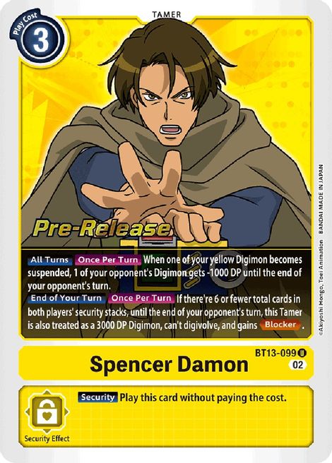 Spencer Damon BT13-099 [ Inglese / Giapponese ]