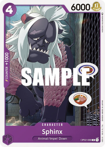 Sphinx OP02-088 [ Inglese / Giapponese / Francese / Cinese Semplificato ]