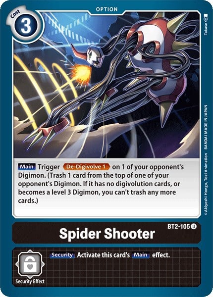 Spider Shooter BT2-105 [ Inglese / Giapponese ]
