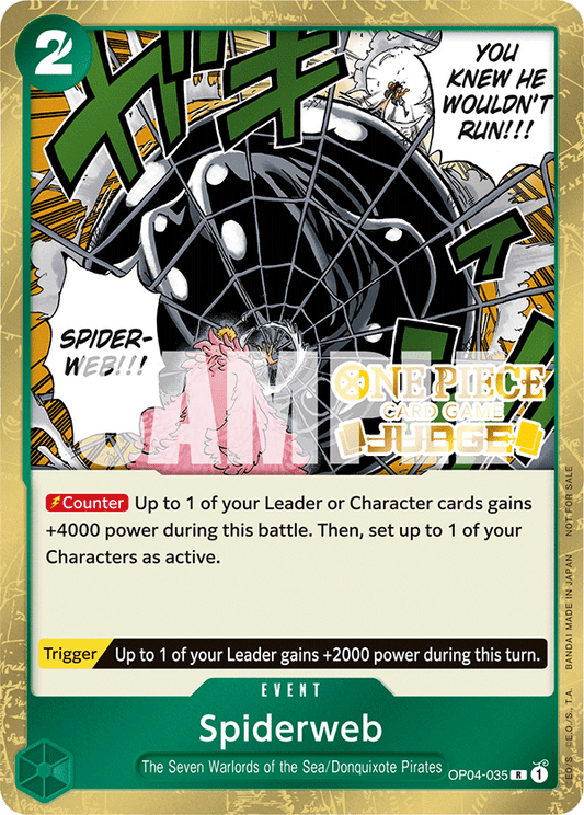 Spiderweb OP04-035 [ Inglese / Giapponese / Francese / Cinese Semplificato ]