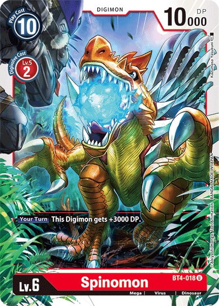 Spinomon BT4-018 [ Inglese / Giapponese ]