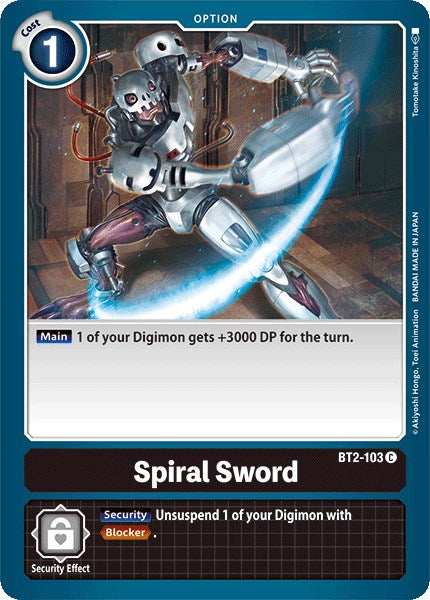 Spiral Sword BT2-103 [ Inglese / Giapponese ]