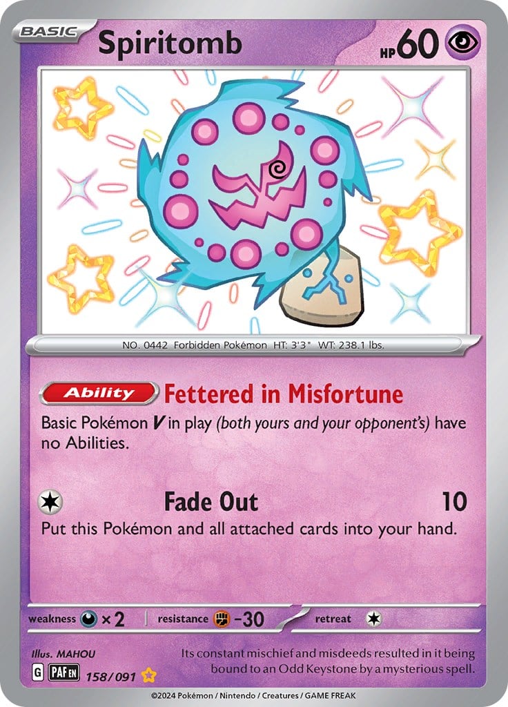 Spiritomb - Destino di Paldea 158/091 [ Italiano ]