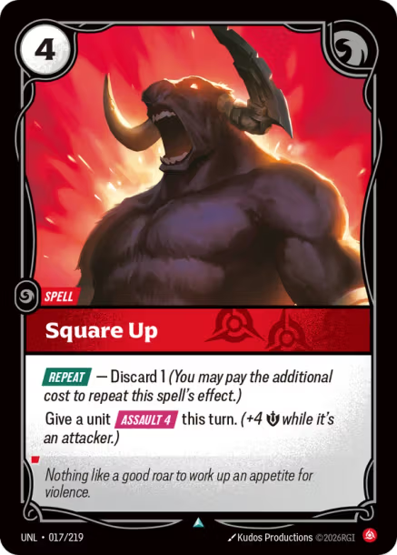 Square Up (Uncommon) [ Inglese / Cinese Semplificato ]
