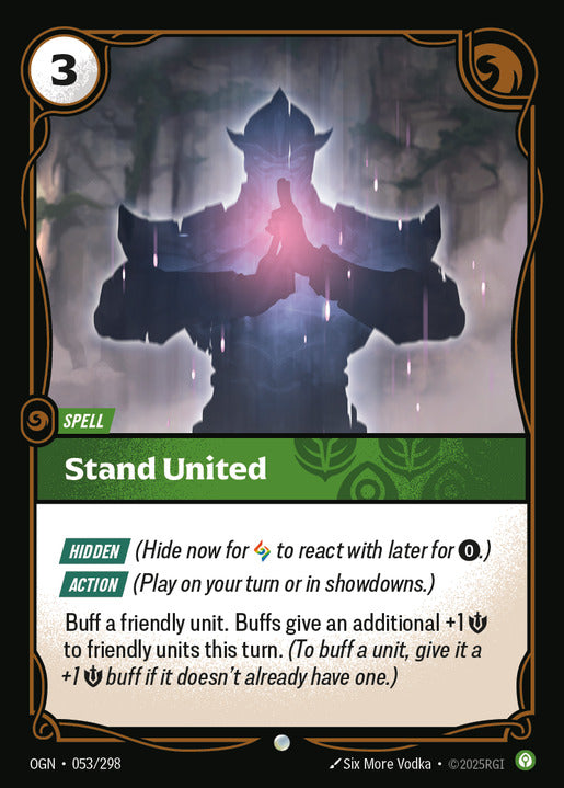 Stand United [ Inglese / Cinese Semplificato ]