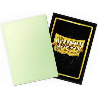 Dragon Shield Dual Matte Sleeves Gooseberry 100 Bustine Protettive Verde Pastello Interno Nero 63x88mm Standard