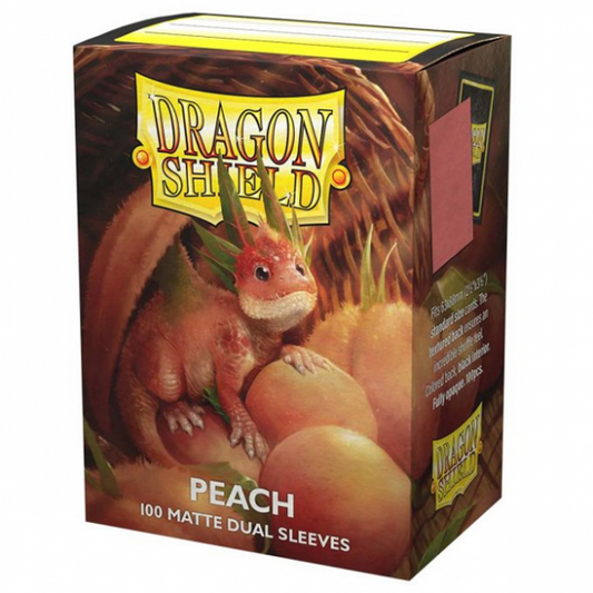 Dragon Shield Matte Dual Sleeves Standard Peach Piip 100 Bustine Protettive ITA