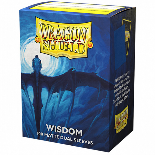 Dragon Shield Matte Dual Sleeves Wisdom 100 Bustine Standard - ITA