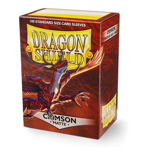 Standard - Matte Crimson (100 Bustine) - Dragon Shield