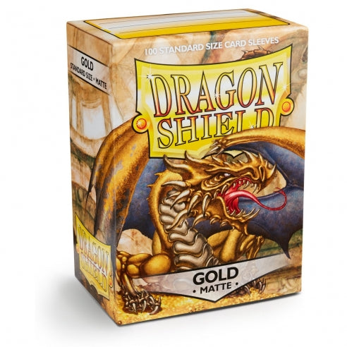 Standard - Matte Gold (100 Bustine) - Dragon Shield