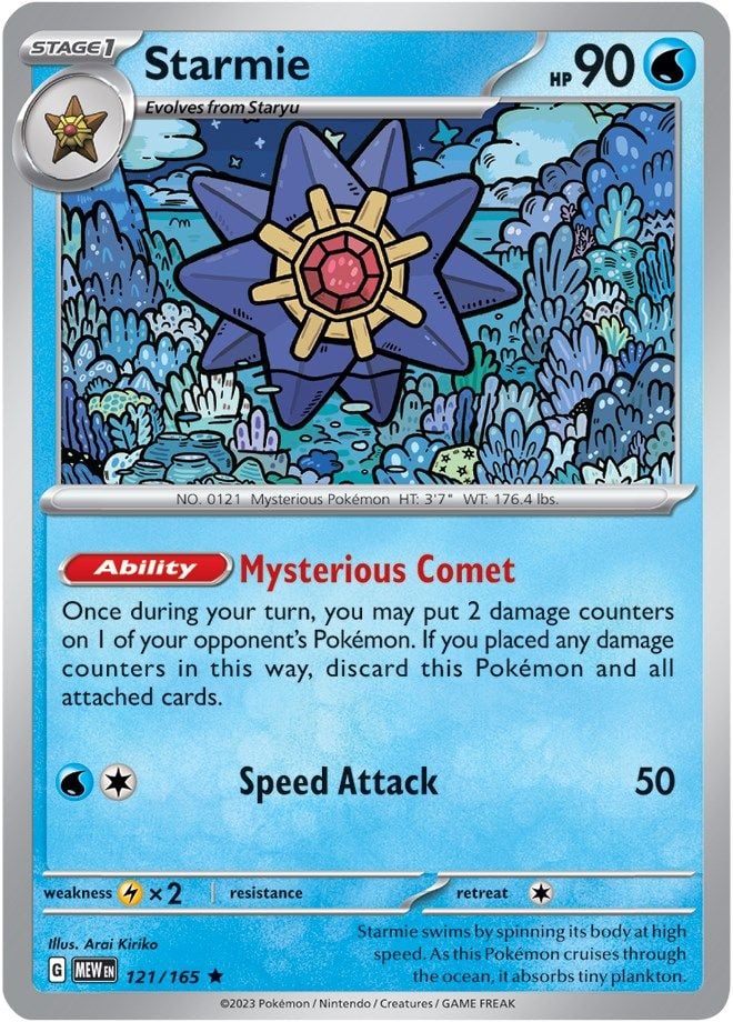 Starmie - 151 121/165 [ Italiano / Inglese ]