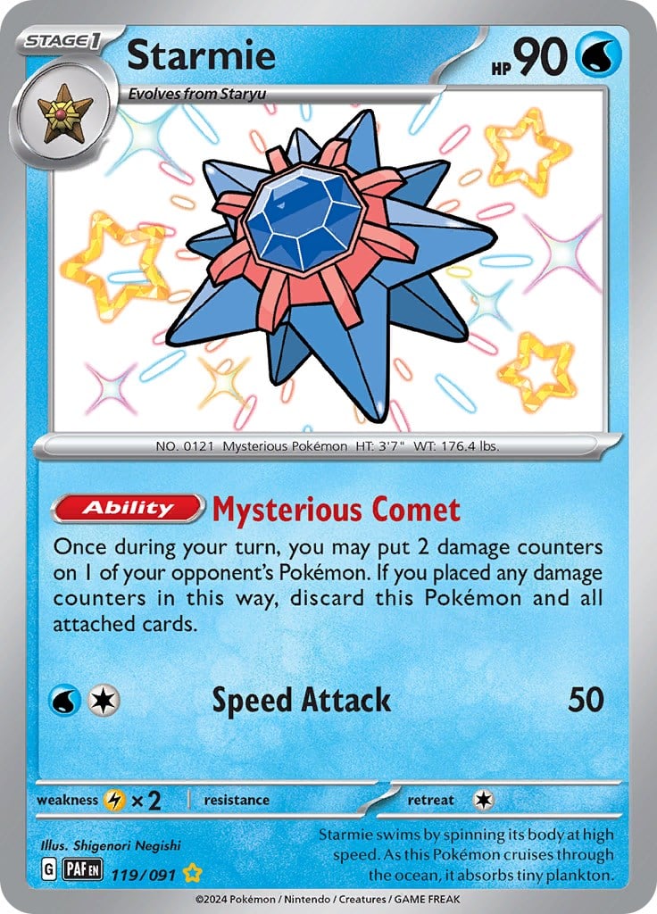 Starmie - Destino di Paldea 119/091 [ Italiano ]