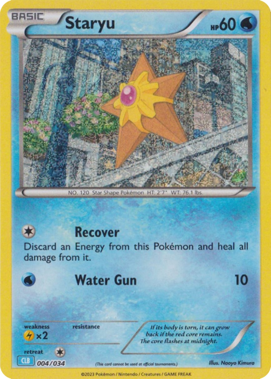 Staryu - Pokémon TCG Classic: Blastoise & Suicune ex Deck 004/034 [ Inglese ]