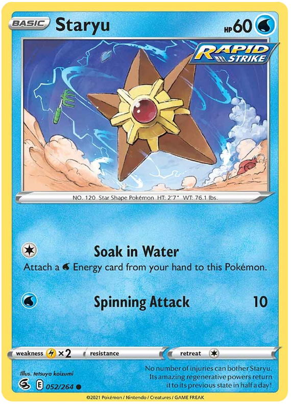 Staryu - Colpo Fusione 052/264 [ Italiano / Inglese ]