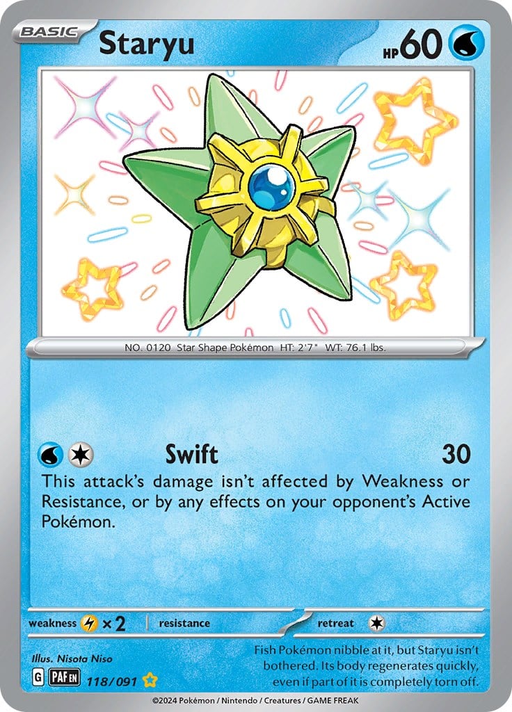 Staryu - Destino di Paldea 118/091 [ Italiano ]