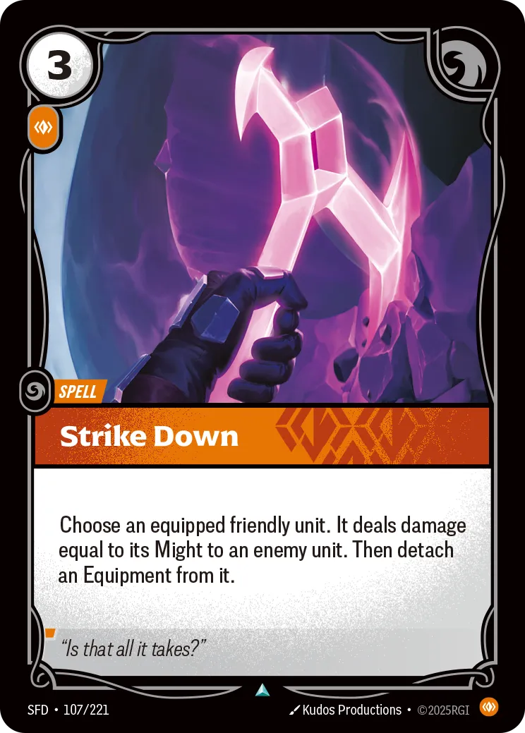 Strike Down [ Inglese / Cinese Semplificato ]
