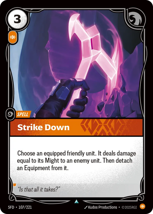 Strike Down [ Inglese / Cinese Semplificato ]