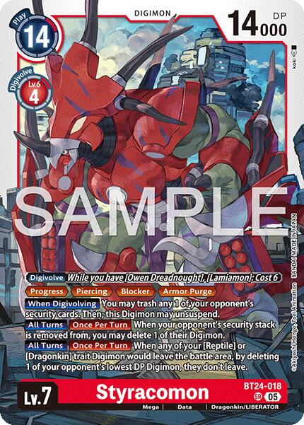 Styracomon BT24-018 [ Inglese / Giapponese ]