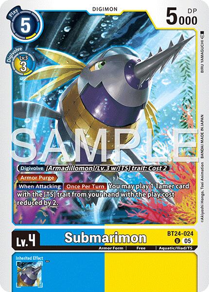 Submarimon BT24-024 [ Inglese / Giapponese ]