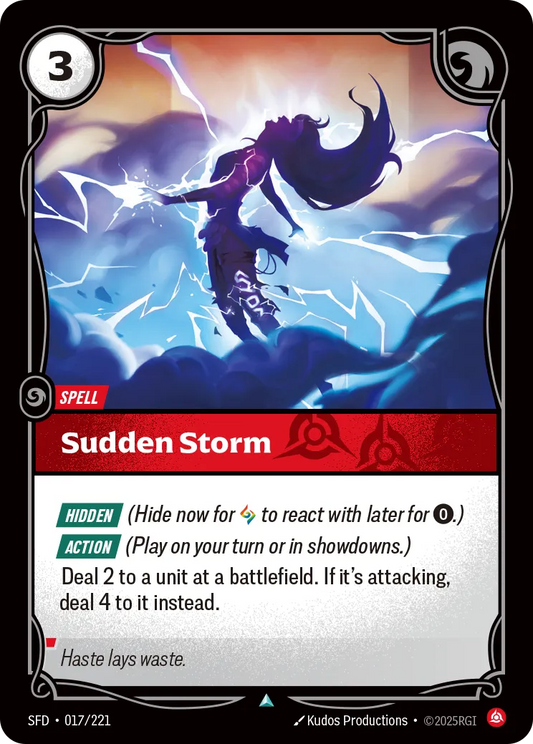 Sudden Storm [ Inglese / Giapponese / Cinese Semplificato ]