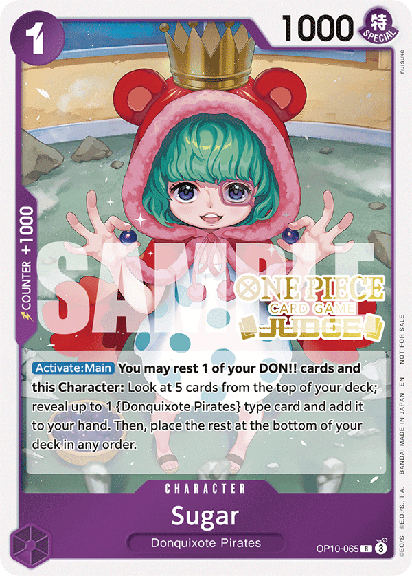 Sugar OP10-065 [ Inglese / Giapponese / Francese / Cinese Semplificato ]
