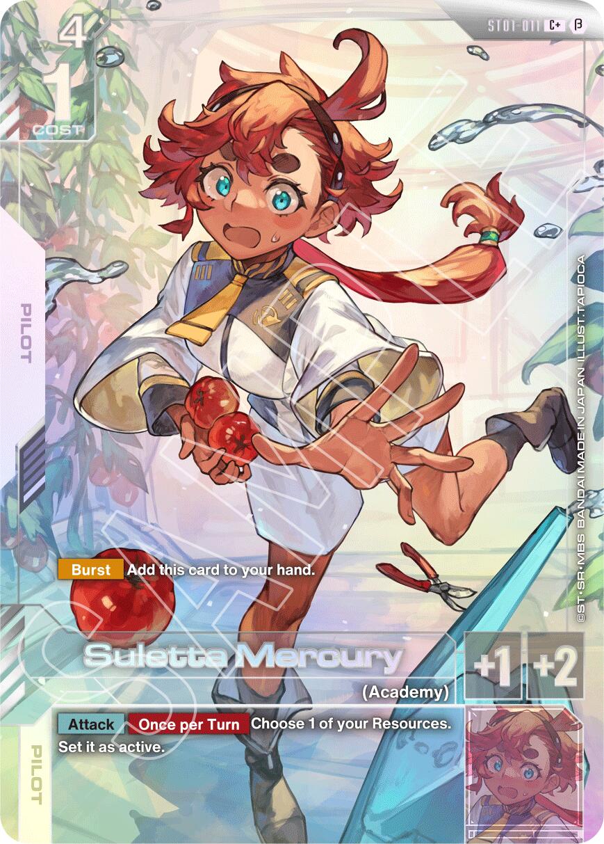 Suletta Mercury ST01-011 [ Inglese / Giapponese ]