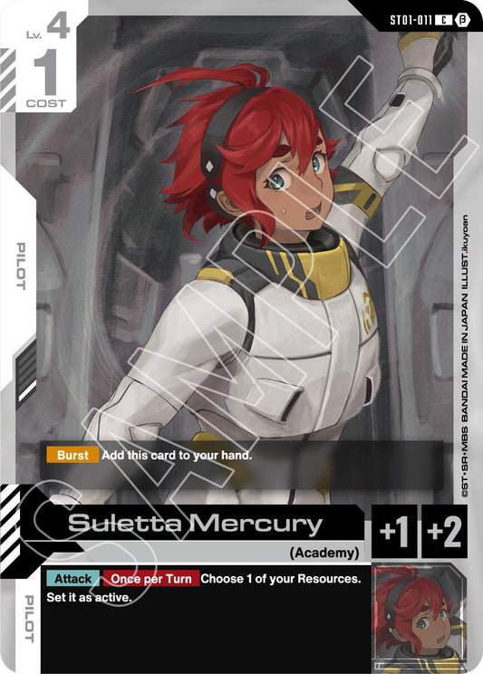 Suletta Mercury ST01-011 [ Inglese / Giapponese ]