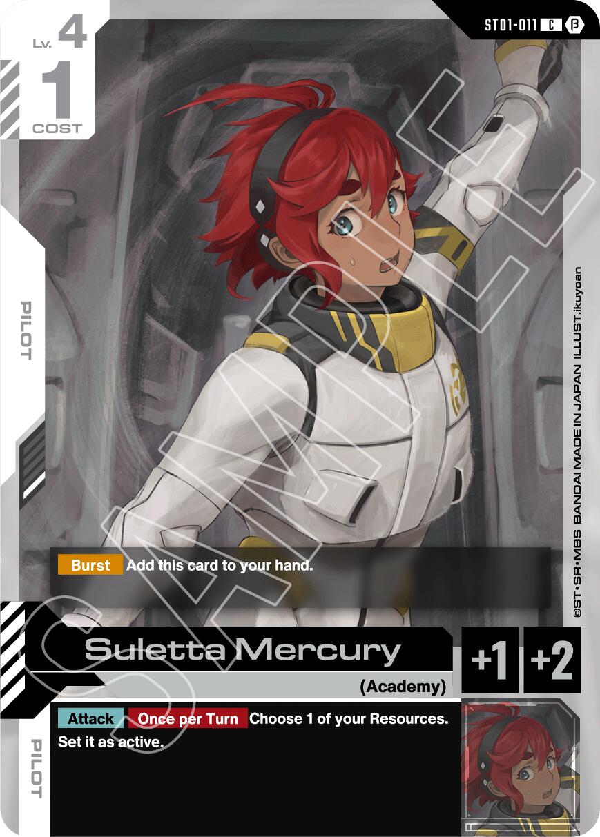 Suletta Mercury ST01-011 [ Inglese / Giapponese ]
