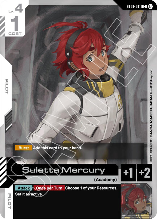 Suletta Mercury ST01-011 [ Inglese / Giapponese ]
