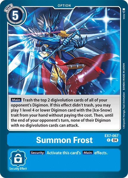 Summon Frost EX7-067 [ Inglese / Giapponese ]