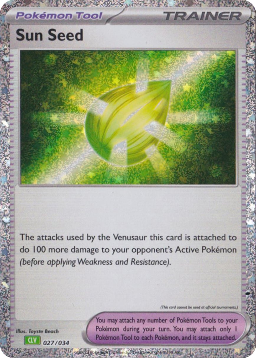 Sun Seed - Pokémon TCG Classic: Venusaur & Lugia ex Deck 027/034 [ Inglese ]