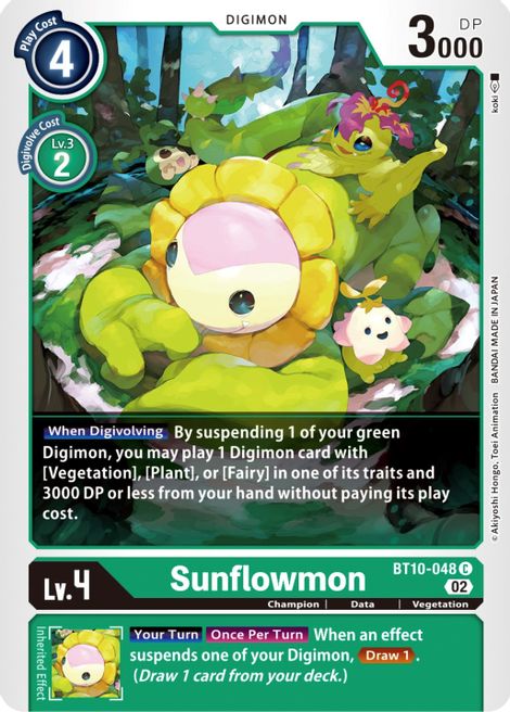 Sunflowmon BT10-048 [ Inglese / Giapponese ]