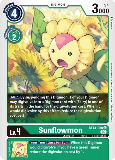 Sunflowmon BT13-050 [ Inglese / Giapponese ]