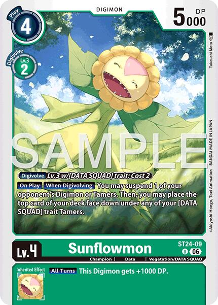 Sunflowmon ST24-09 [ Inglese / Giapponese ]