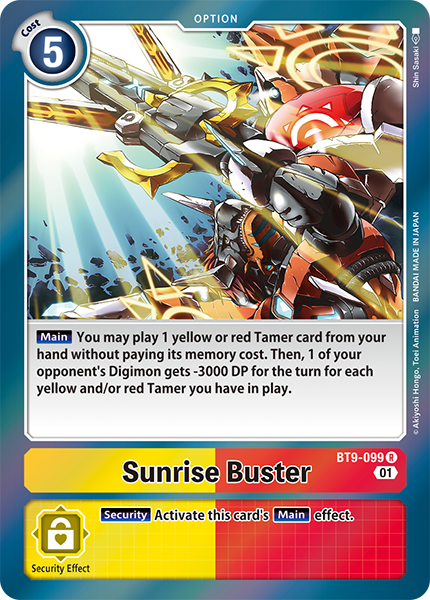 Sunrise Buster BT9-099 [ Inglese / Giapponese ]