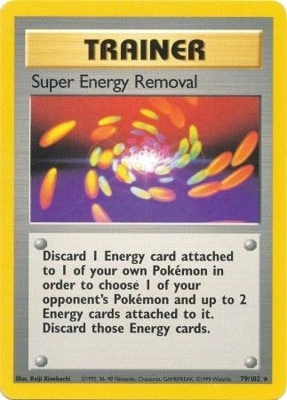Super-Rimozione di Energia - Set Base 79/102 [ Italiano / Inglese ]